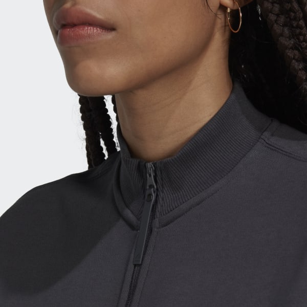 Siva Šaty Half-Zip Sweater LA322