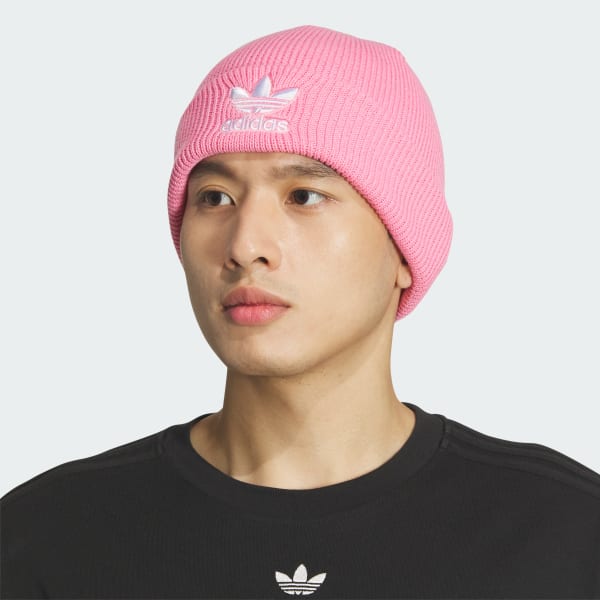 Adidas trefoil knit beanie best sale