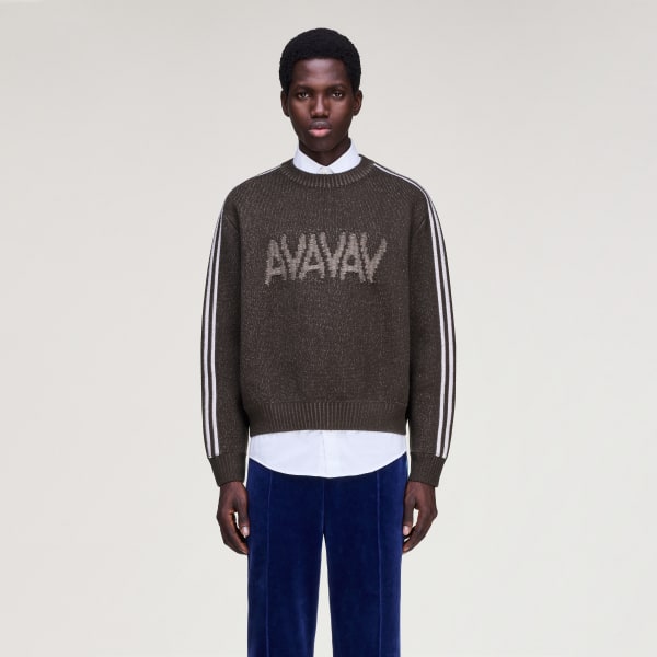 adidas Originals by Avavav Knit Sweater - Brown | Free Shipping adidas Originals by Avavav Knit Sweater - Brown | Free Shipping