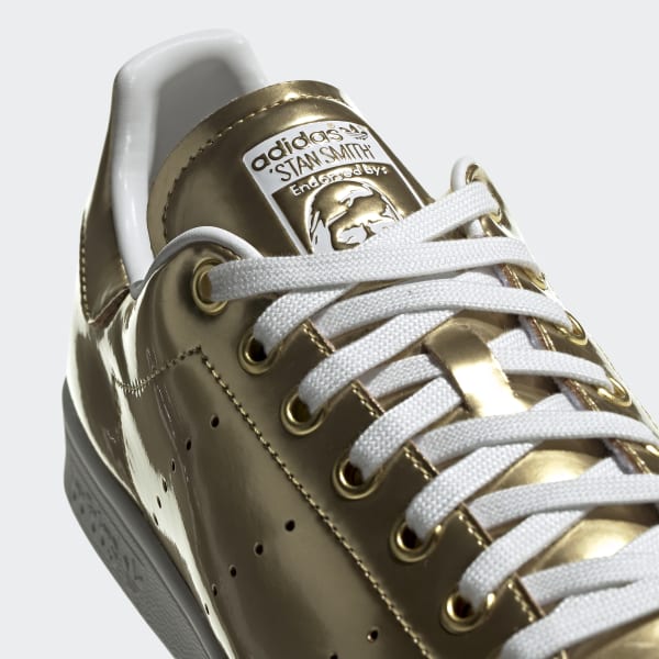Stan Smith Herrenschuh in Gold Metallic und Kristallweiß Stan Smith Herrenschuh in Gold Metallic und Kristallweiß