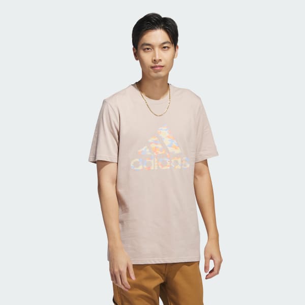 Camiseta Camo Marrom adidas adidas Brasil