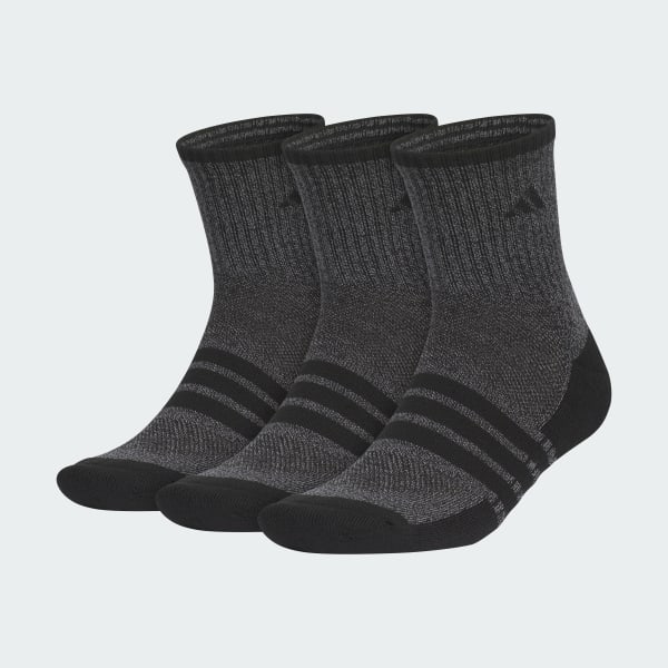 Black M CUSH X 4 3-PACK MID-CREW