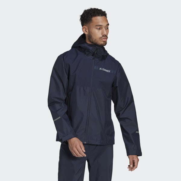 adidas Terrex Multi RAIN.RDY 2-Layer Rain Jacket - Blue | adidas UK