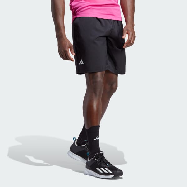 Negro Shorts De Tenis Club 3 Tiras