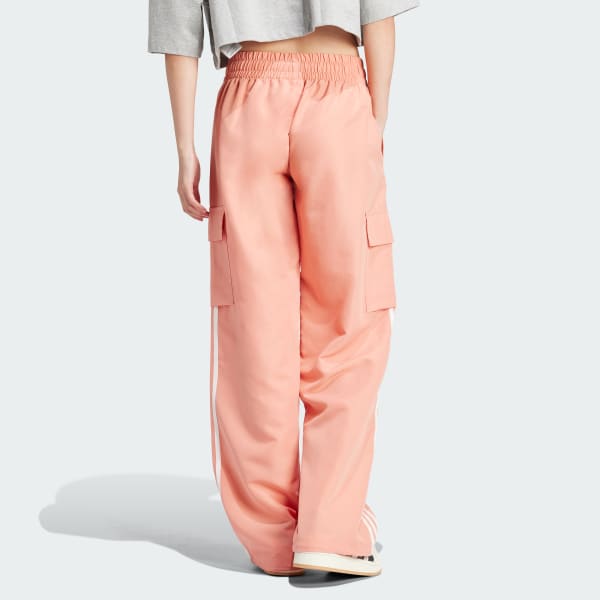 Red Adicolor 3-Stripes Cargo Tracksuit Bottoms