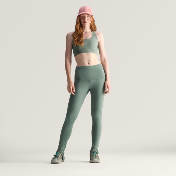 Yesil adidas by Stella McCartney Power Impact Training Orta Destekli Sporcu Sütyeni