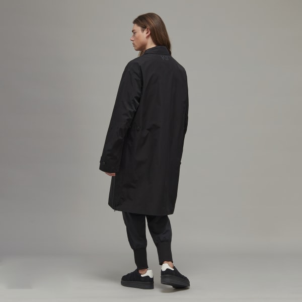 Sort Y-3 Classic Dorico Nylon Car frakke ZF231