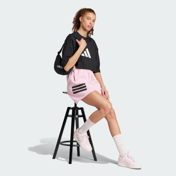 roze Future Icons 3-Stripes Short