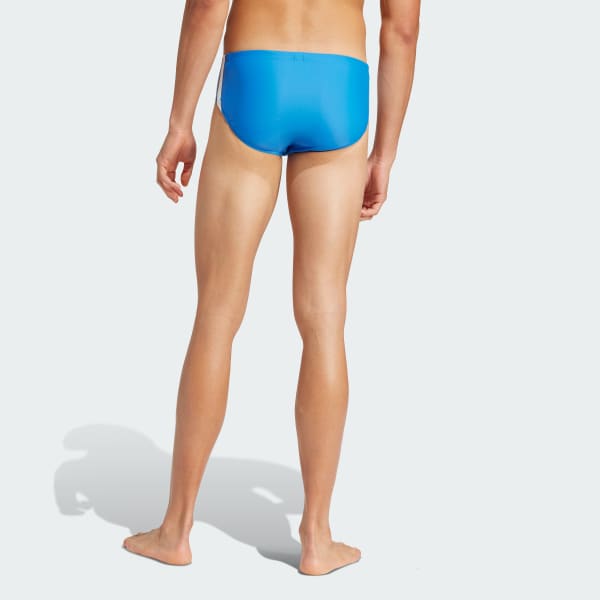 Bleu Slip de bain 3 bandes