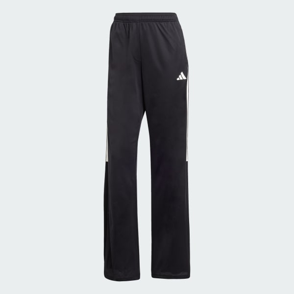 Black Tiro Cut 3-Stripes Mesh Wide-Leg Pants