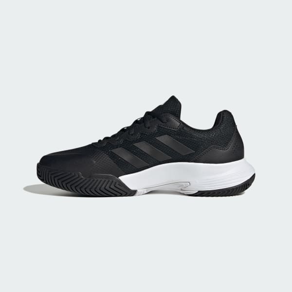 Adidas men's gamecourt tennis shoes  black clearance
