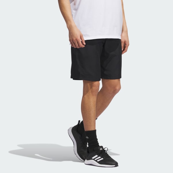 Preto Shorts Malha Colorblock Aeroready