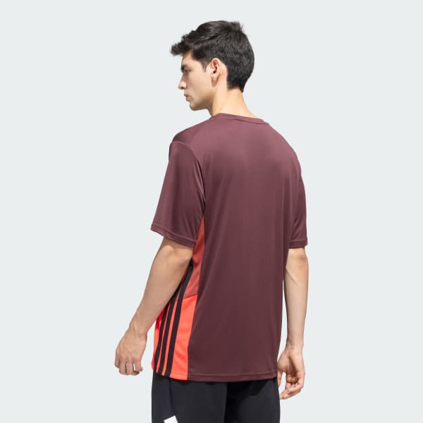 Burgundy Train Essentials Comfortable Tee