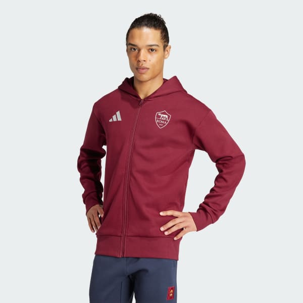 Burgundy AS Roma Anthem Jacket