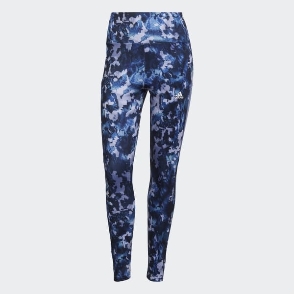 Lilla AEROREADY Designed to Move Print 7/8 High-Rise tights