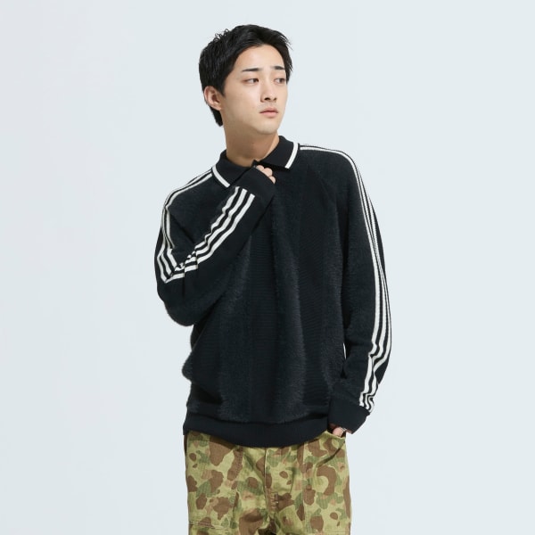 ブラック プレミアム ニット ジャージー