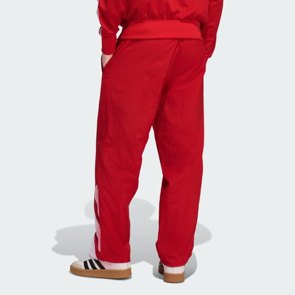Red ADICOLOR BLOCKED TRACKPANTS