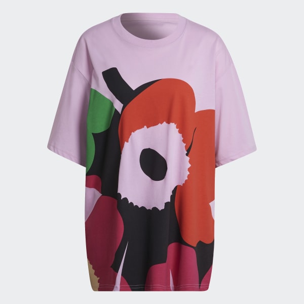 Rosa adidas x Marimekko Graphic Tee LA465
