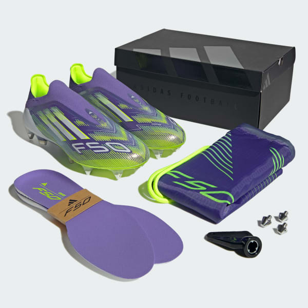 adidas F50 Elite Laceless Soft Ground Boots - Purple | adidas