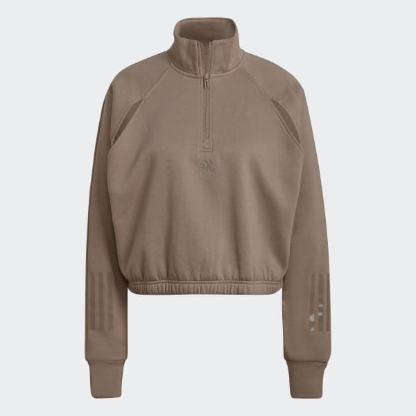 Brown Hyperglam Fleece Sweatshirt