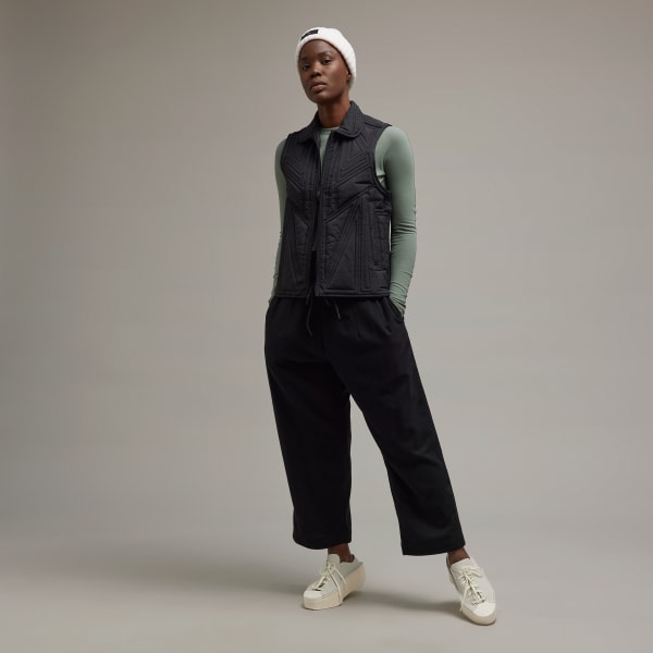 Black Y-3 Quilted Vest