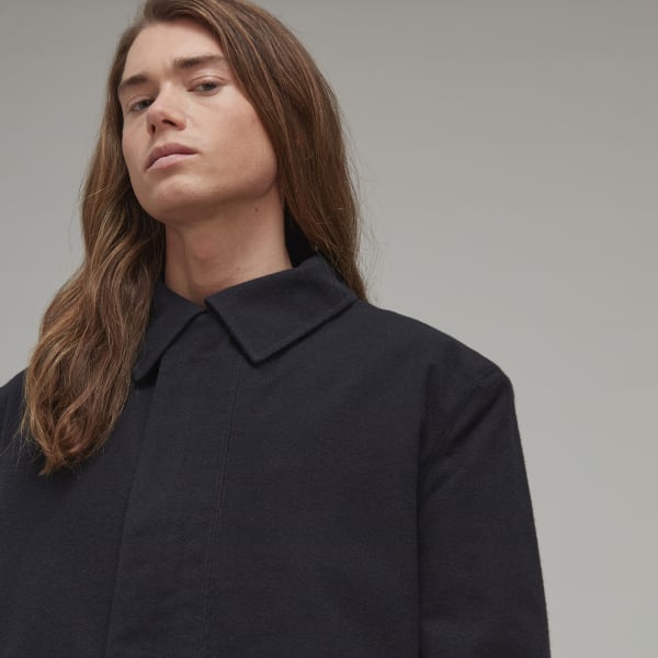 zwart Y-3 Classic Melton GORE-TEX Coat O6698