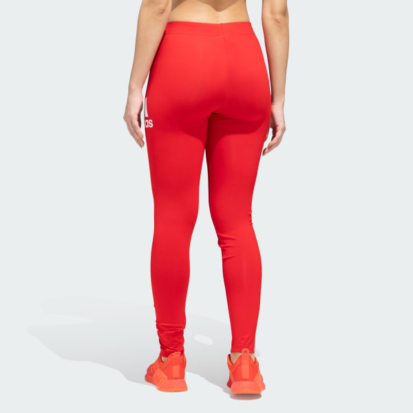 adidas Bold Logo Leggings Red adidas India