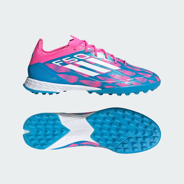 adidas F50 Pro Turf Soccer Shoes Blue Free Shipping with adiClub adidas US
