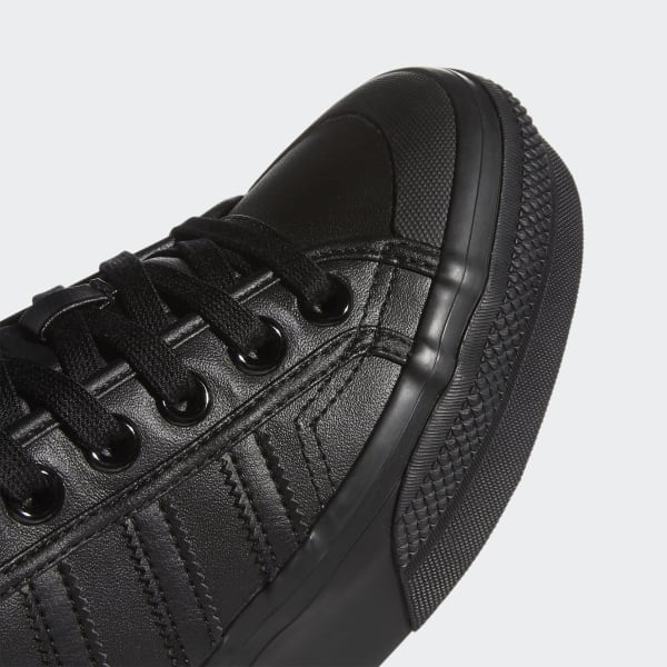 adidas black platform shoes