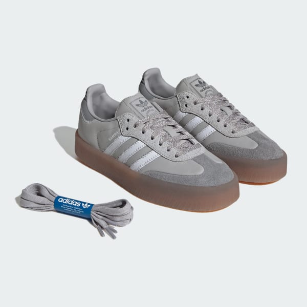 Adidas samba super white grey new arrivals