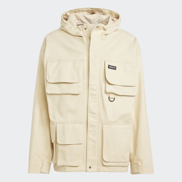 Beige adidas Adventure Multipocket Jacket