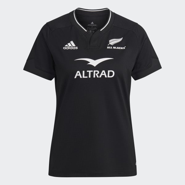 Czerń All Blacks Rugby Replica Home Jersey CQ806