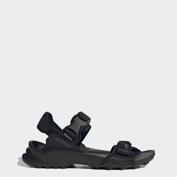 ★adidas★ Organizer Hydroterra AT Sandals IF7596 adidas Terrex Hydroterra AT Sandals 'Core Black Grey' IF7596