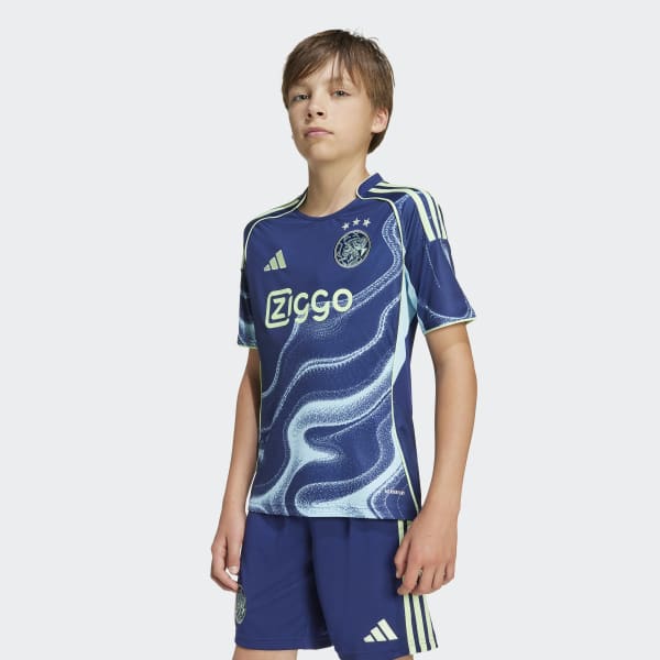 adidas Ajax Amsterdam 25/26 Away Jersey Kids - Blue | Free