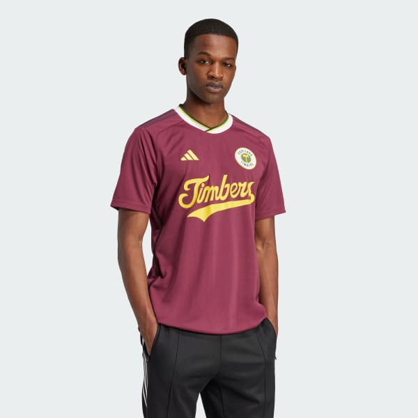 adidas Portland Timbers 24 25 Third Jersey Burgundy adidas New Zealand