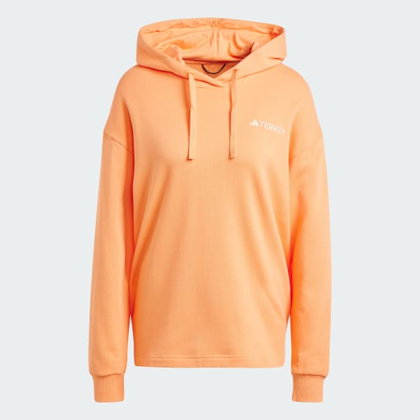 Orange Terrex Logo Hoodie