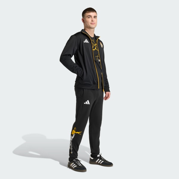 adidas Real Madrid Avengers Track Top - Black | Free Shipping with