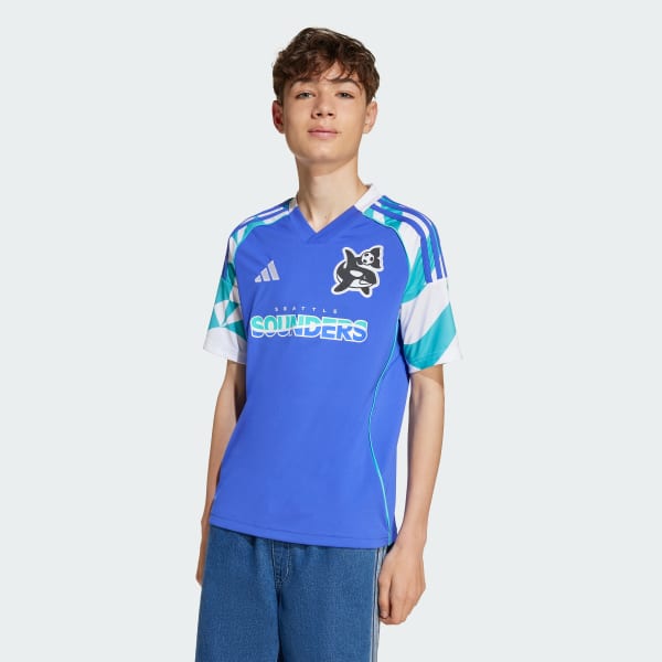 adidas Seattle Sounders FC 2025 Archive Youth Jersey - Blue