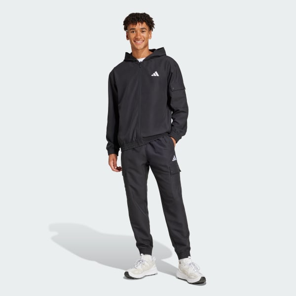 Μαύρο Sportswear Woven Cargo Track Suit