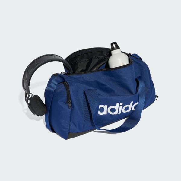 Blue Linear Duffel Bag Extra Small