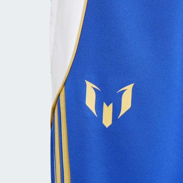adidas Pitch 2 Street Messi Tracksuit Bottoms Kids Blue adidas UK
