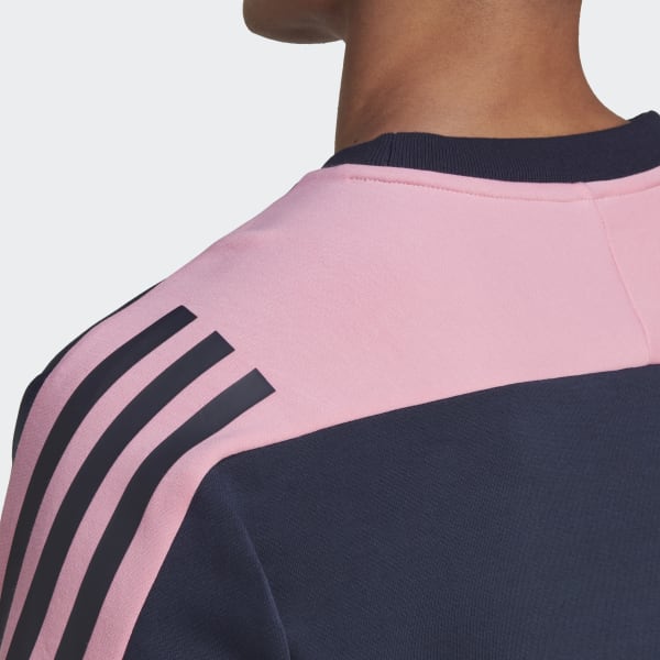 modrá Future Icons 3-Stripes Sweatshirt QU147