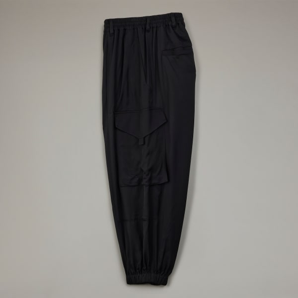 adidas Y-3 Rayon Twill Pants - Black | Free Shipping with