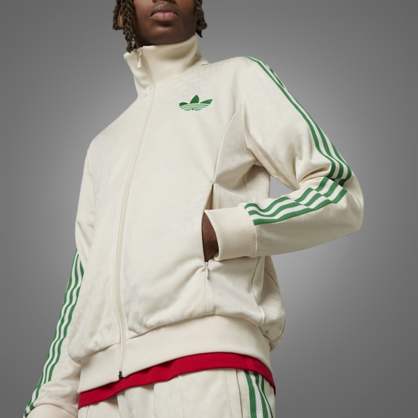 ウォーキング・ランニングウェア Adidas Adicolor 70s Monogram TrackJacket Adidas Adicolor 70S MONOGRAM TRACK TOP Wonder White Trefoil
