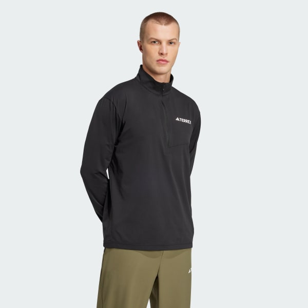 Μαύρο Terrex Multi Climacool 1/2 Zip Long Sleeve Tee