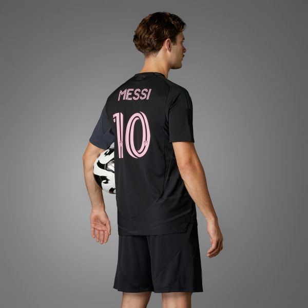 Noir Maillot Extérieur Inter Miami CF 25/26 Messi Authentique