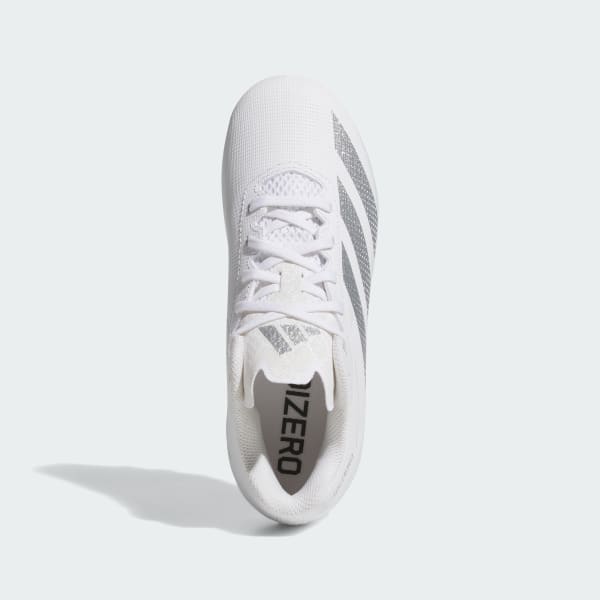 White Adizero Electric.2 II Kids Football Cleats
