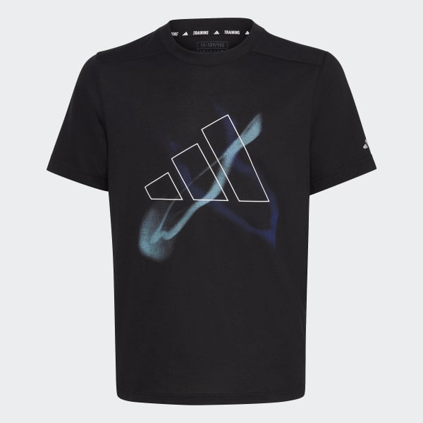 Negro Polo AEROREADY Estampado
