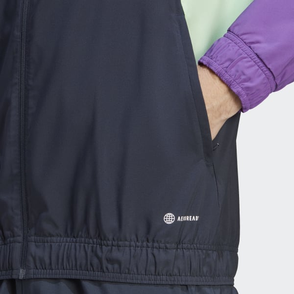 Purple Real Madrid Condivo 22 Presentation Track Top
