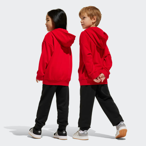 Red ADIDAS DISNEY MICKEY MOUSE HOODIE SET